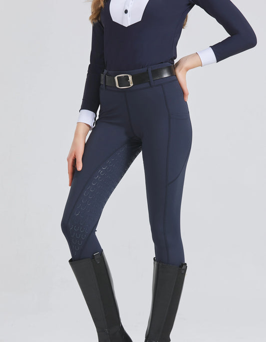 Pantalon d'Équitation Grip Silicone – Femme