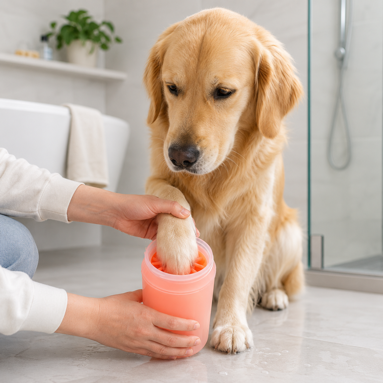 Nettoyeur de Pattes de Chiens