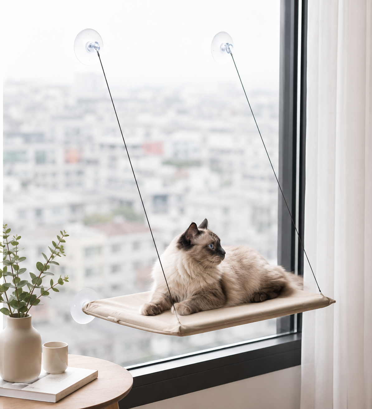 Hamac suspendu pour chat