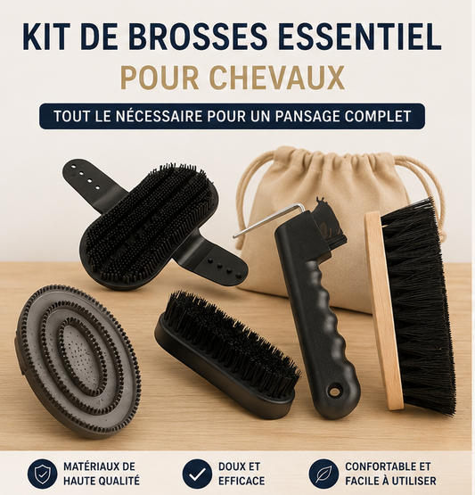 Kit de Pansage Complet – 5 Pièces