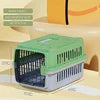 Airline Approved Fashion Foldable Large Pet Transport Box Portable Wire Door Wholesale Dog & Cat Travel Cage Vet Visit