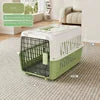Airline Approved Fashion Foldable Large Pet Transport Box Portable Wire Door Wholesale Dog & Cat Travel Cage Vet Visit
