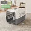Airline Approved Fashion Foldable Large Pet Transport Box Portable Wire Door Wholesale Dog & Cat Travel Cage Vet Visit