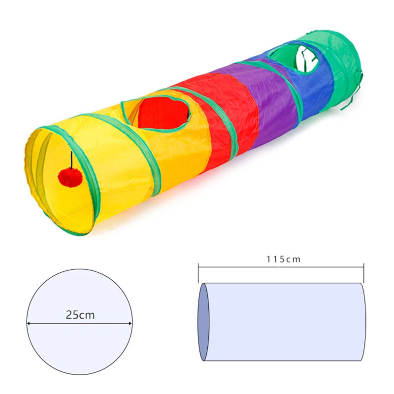 Tunnel de Jeu Pliable Pour Chat