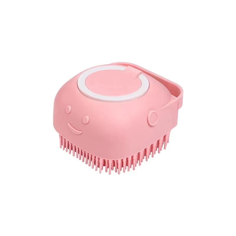 Brosse de Toilettage — Réservoir Shampoing Intégré