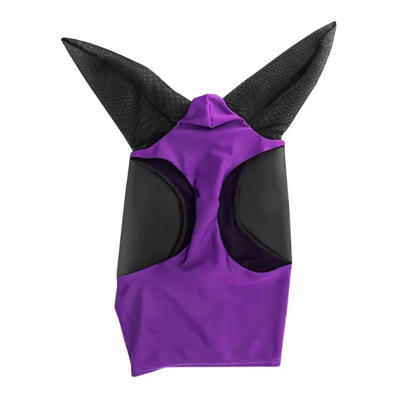 Masque Anti-Mouches Cheval – Protection Complète Yeux & Oreilles