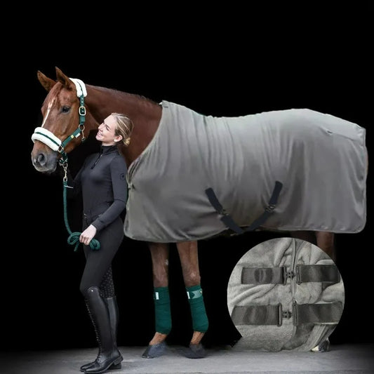 Couverture Cheval Hiver Doublée Velours – Chaleur & Confort
