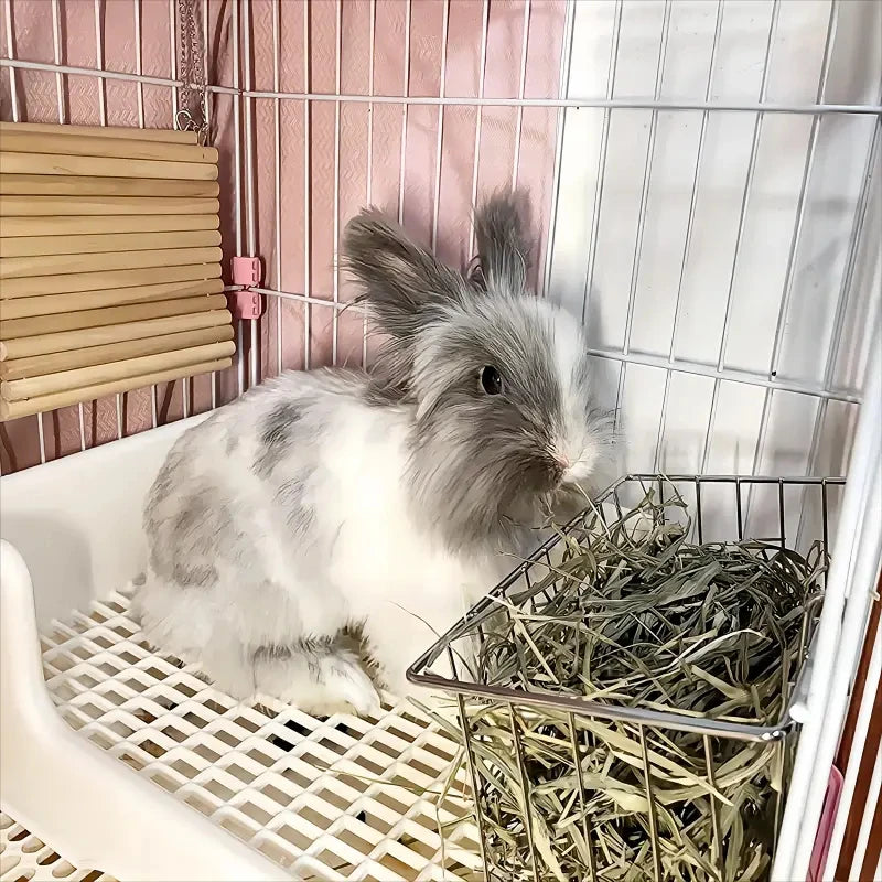 Râtelier à Foin pour Lapin – Fixation Cage