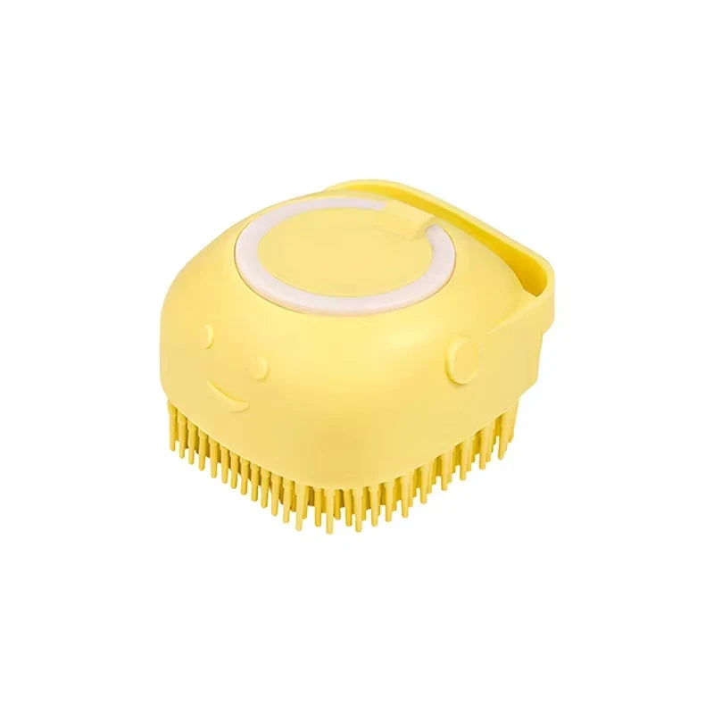 Brosse de Toilettage — Réservoir Shampoing Intégré