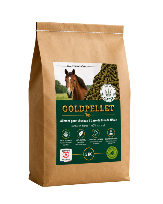 Granulés de Fléole pour Chevaux – Pellets Naturels 5KG